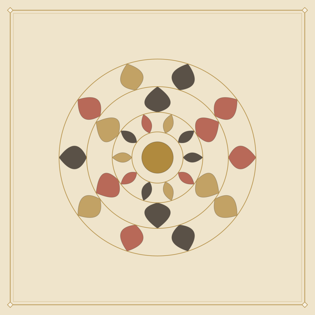 Blason peint